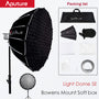 Aputure Light Dome SE Lightweight Portable Softbox Flash Diffuser Bowens Mount LED Light for Amaran 100D/X 200D/X 120DII 300DII