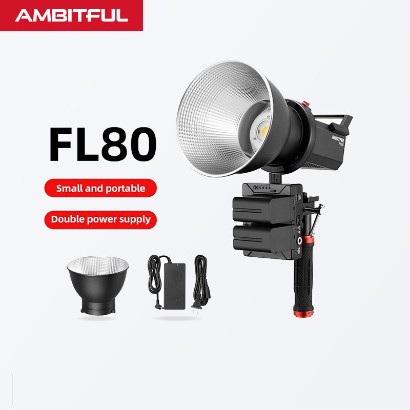 AMBITFUL EF200 COB 200W LED Video Light 5600K LED Continuous Lighting
