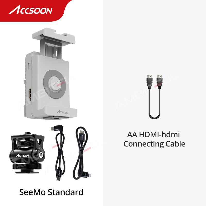 Accsoon SeeMo Video Transmitter Adapter Holder HDMI to Video Capture A