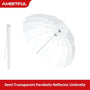 AMBITFUL 105cm 130cm 160cm Deep Parabolic Black Silver White Reflective Umbrella Studio Light Umbrella Diffuser Cover Cloth
