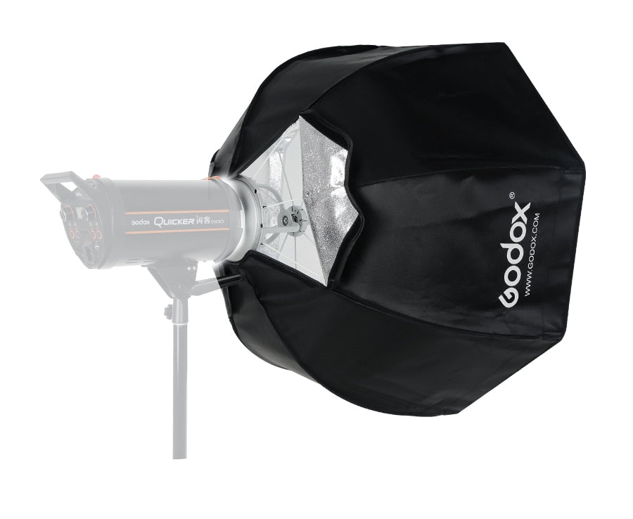 Godox 80cm Portable Octagonal Umbrella Softbox SB-UE 80cm 31.5in with Honeycomb Grid Bowens Mount Studio Flash Softbox