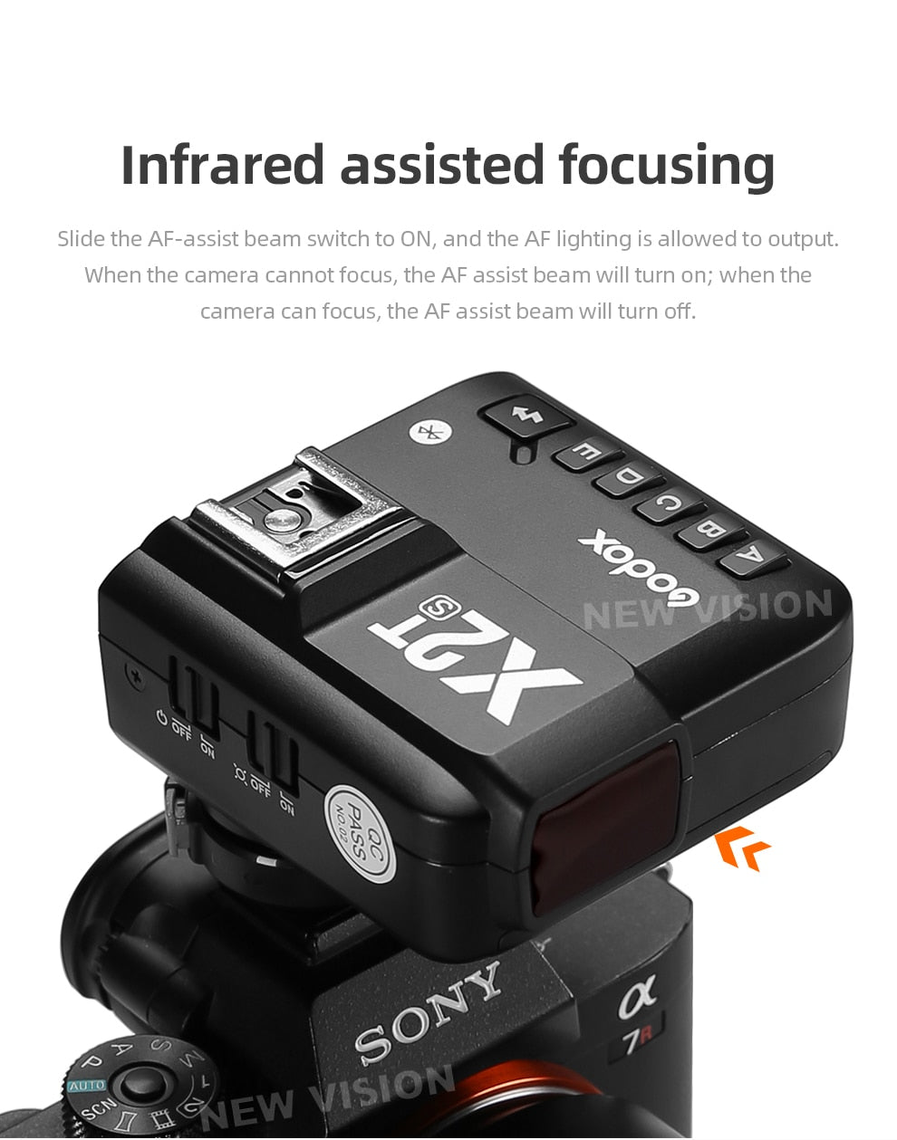 Godox X2 X2T-C X2T-N X2T-S X2T-F X2T-O X2T-P TTL 1/8000s HSS Wireless Flash Trigger for Canon Nikon Sony Fuji Olympus Pentax