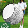 Godox 5in1 80cm 110cm 100x150cm 150x200cm Silver White Gold Portable Collapsible Light Round Photography Reflector for Studio