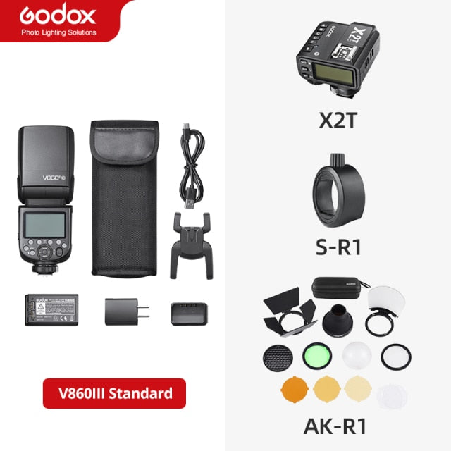 Godox V860III V860III-C V860III-N V860III-S Speedlite Camera Flash TTL HSS Flash for Canon Sony Nikon Fuji Olympus Pentax Camera