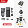 Godox V860III V860III-C V860III-N V860III-S Speedlite Camera Flash TTL HSS Flash for Canon Sony Nikon Fuji Olympus Pentax Camera