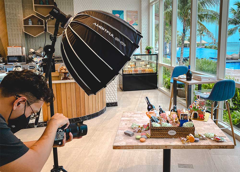 AMBITFUL QD-P70 70CM QD-P90 90CM QD-P120 120CM Quickly Release Parabolic Deep Softbox Grid for Bowens Elincrhom Profoto Mount