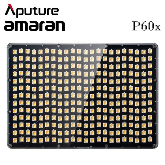 Aputure Amaran P60c RGBWW Full-color P60x Bi-color LED Panel Photography Light 2500K-7500K Suitable Sidus Link App