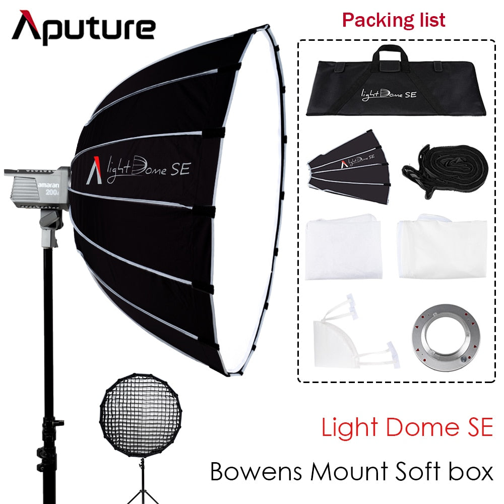 Aputure Light Dome SE Lightweight Portable Softbox Flash Diffuser for –  AMBITFUL