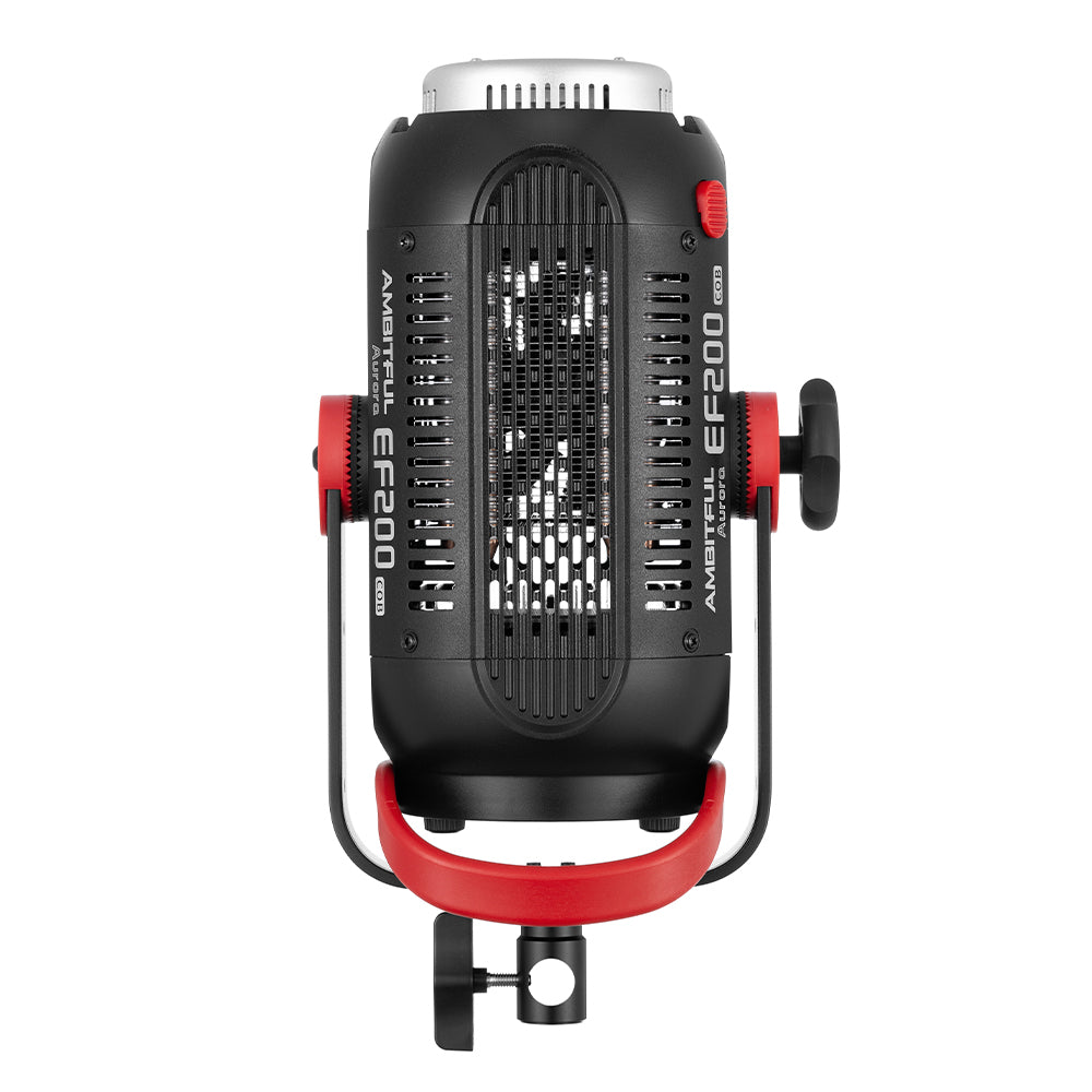 AMBITFUL EF200 COB 200W LED Video Light 5600K LED Continuous Lighting ,CRI 95+,TLCI 97+,Built-in APP ,79000lux@ 1m, Bowens Mount