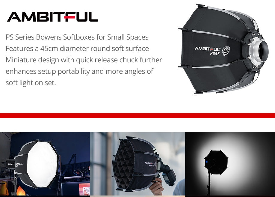 AMBITFUL PS45 Bowens-Mount Octagon  Softbox