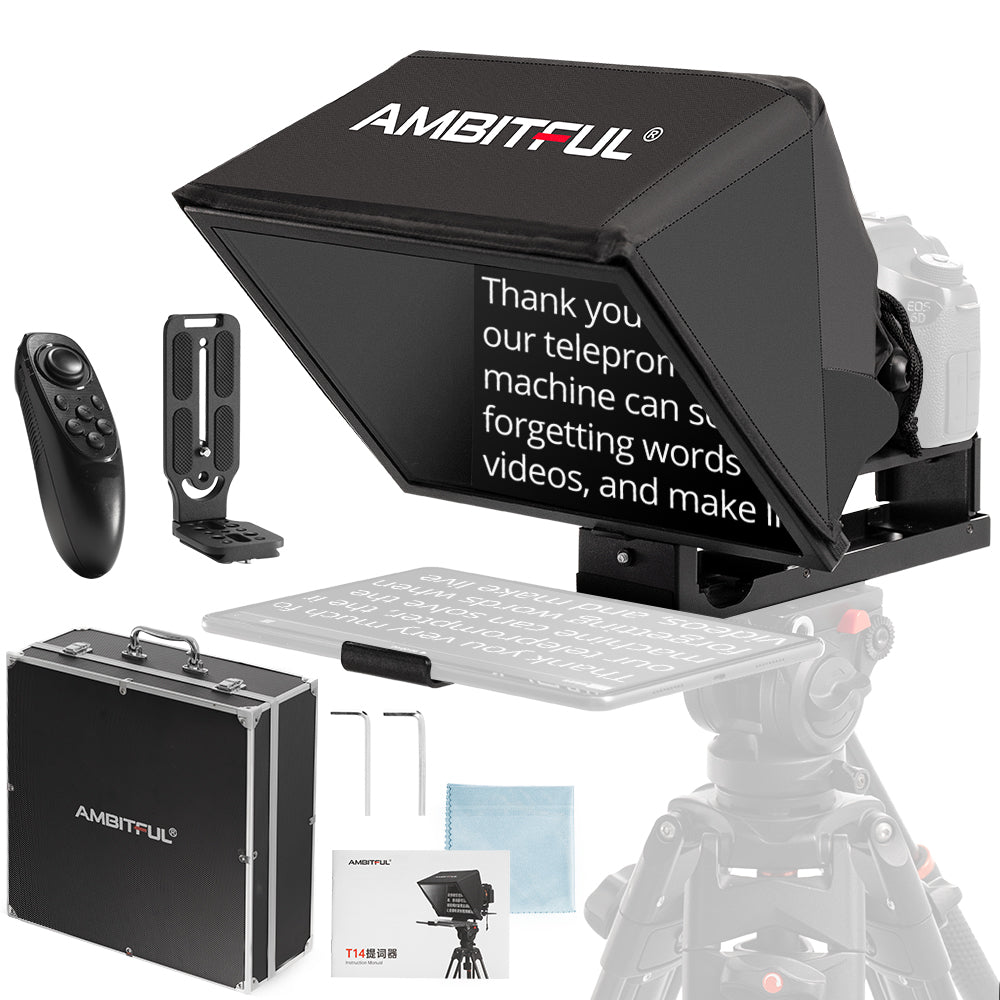 Ambitful T14Pro 14-inch Teleprompter