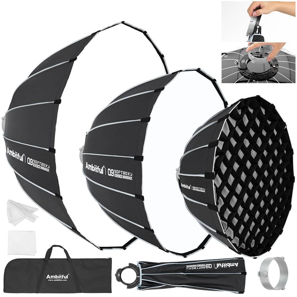 Ambitful Q90 Quick Release Parabolic Softbox