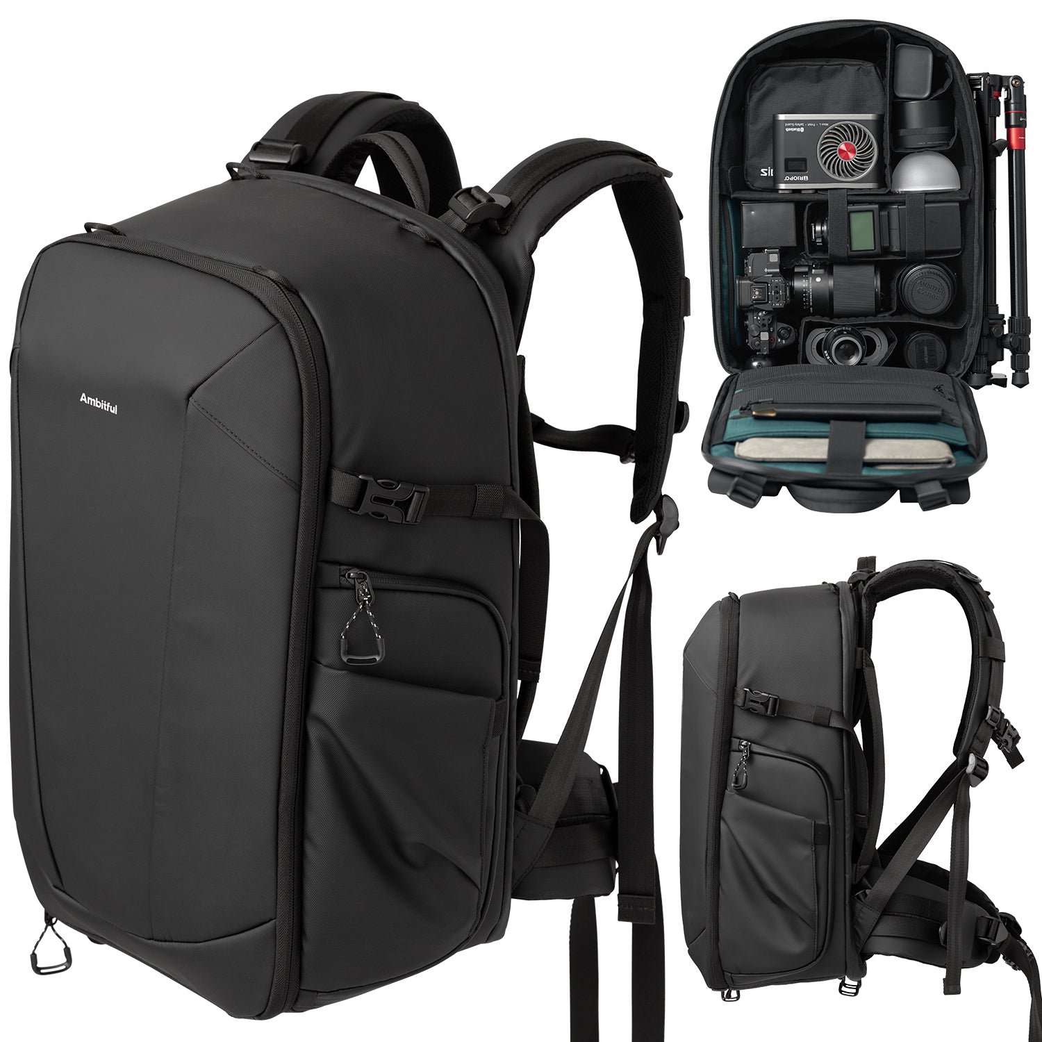 Ambitful OM-28 Large Camera Backpack Bag