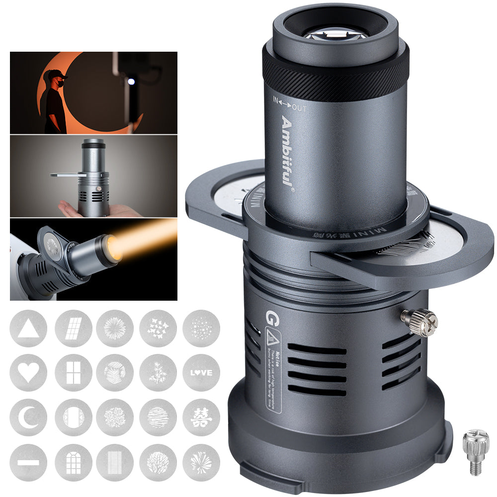 Ambitful AL20 mini Optical Snoot Gobos Accessories