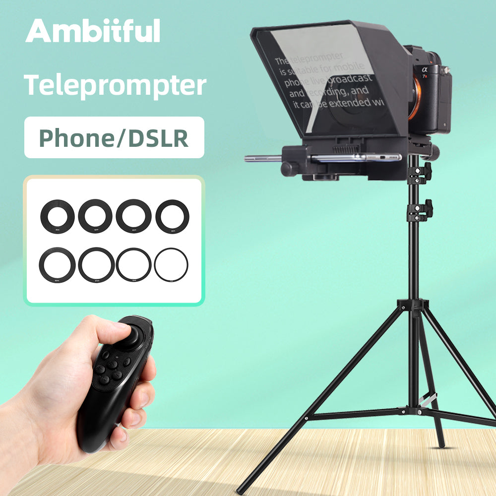 Ambitful T1 Portable Teleprompter Kit