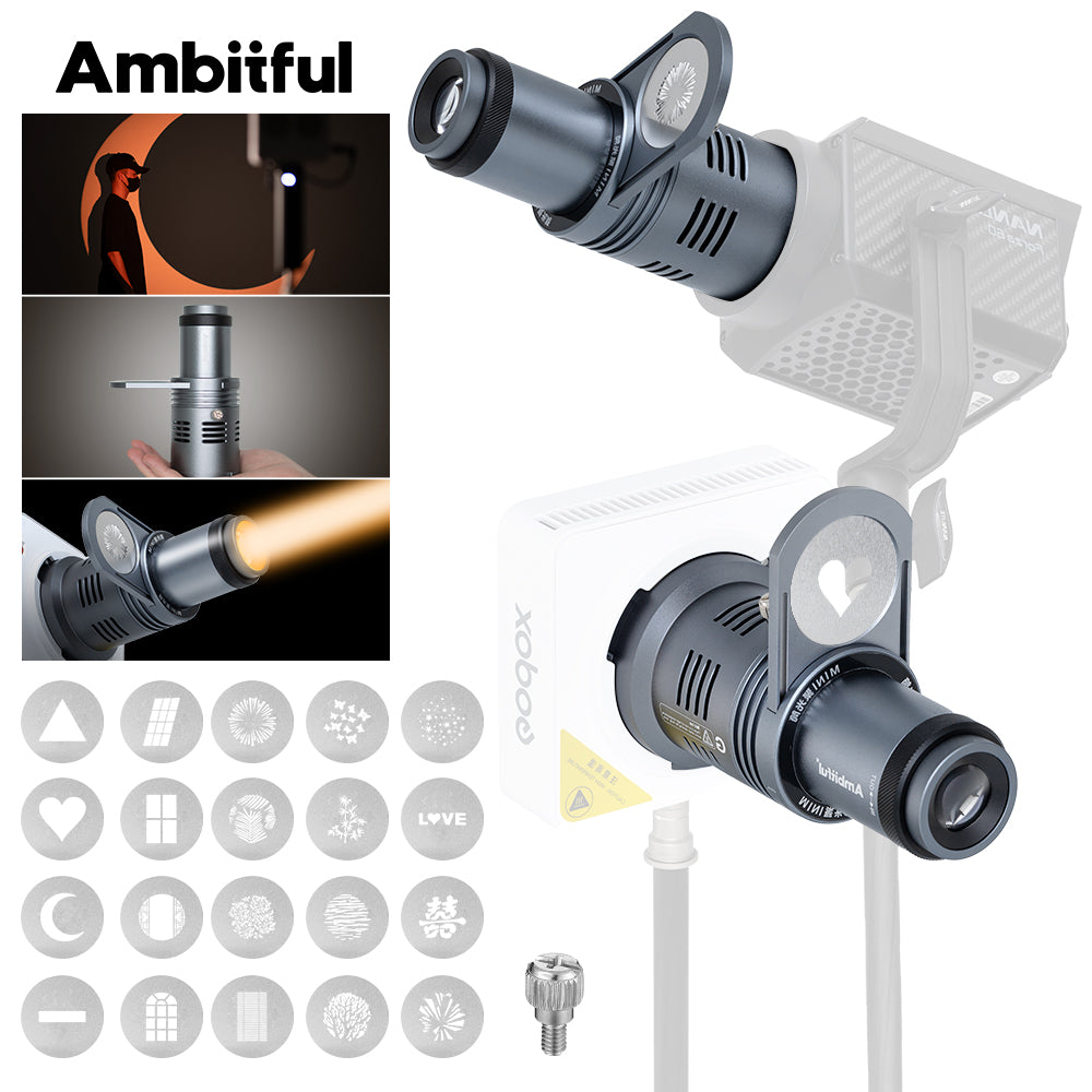 Ambitful AL20 mini Optical Snoot Gobos Accessories