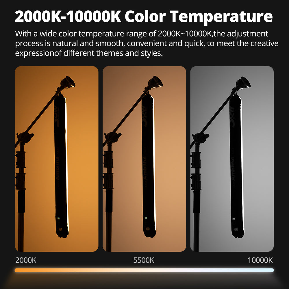 Ambitful GC30R 30W RGB Full-Color Inflatable Tube Light