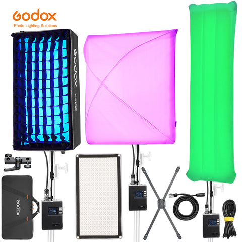 God Cow FL100R K1  including soft light box + grid + bag