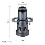 Ambitful AL20 focaliza cónico Snoot condensador óptico arte forma especial haz con para Mini Bowens Godox Yongnuo Zhiyun montaje