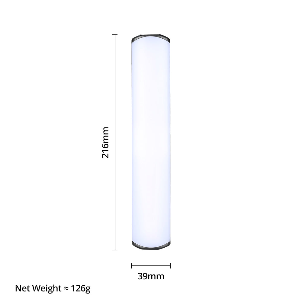 AMBITFUL BL-06 RGB Pavo Tube Light LED Video Light Full Color Photography Light Handheld Light Stick for Photos Video Movie Vlog