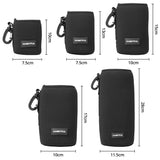 NUEVO AMBITFUL Bolsa para lentes de cámara Bolsa con cordón con tamaño S M L XL para Canon Sony Nikon DSLR Estuche para lentes de cámara con gancho