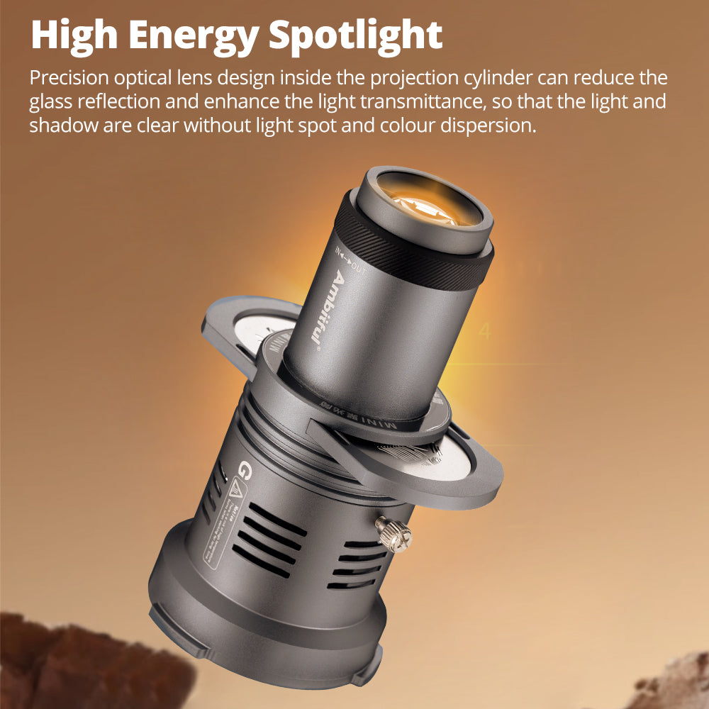 Ambitful AL20 mini Optical Snoot Gobos Accessories