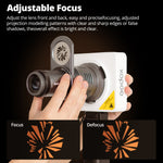 Ambitful AL20 focaliza cónico Snoot condensador óptico arte forma especial haz con para Mini Bowens Godox Yongnuo Zhiyun montaje