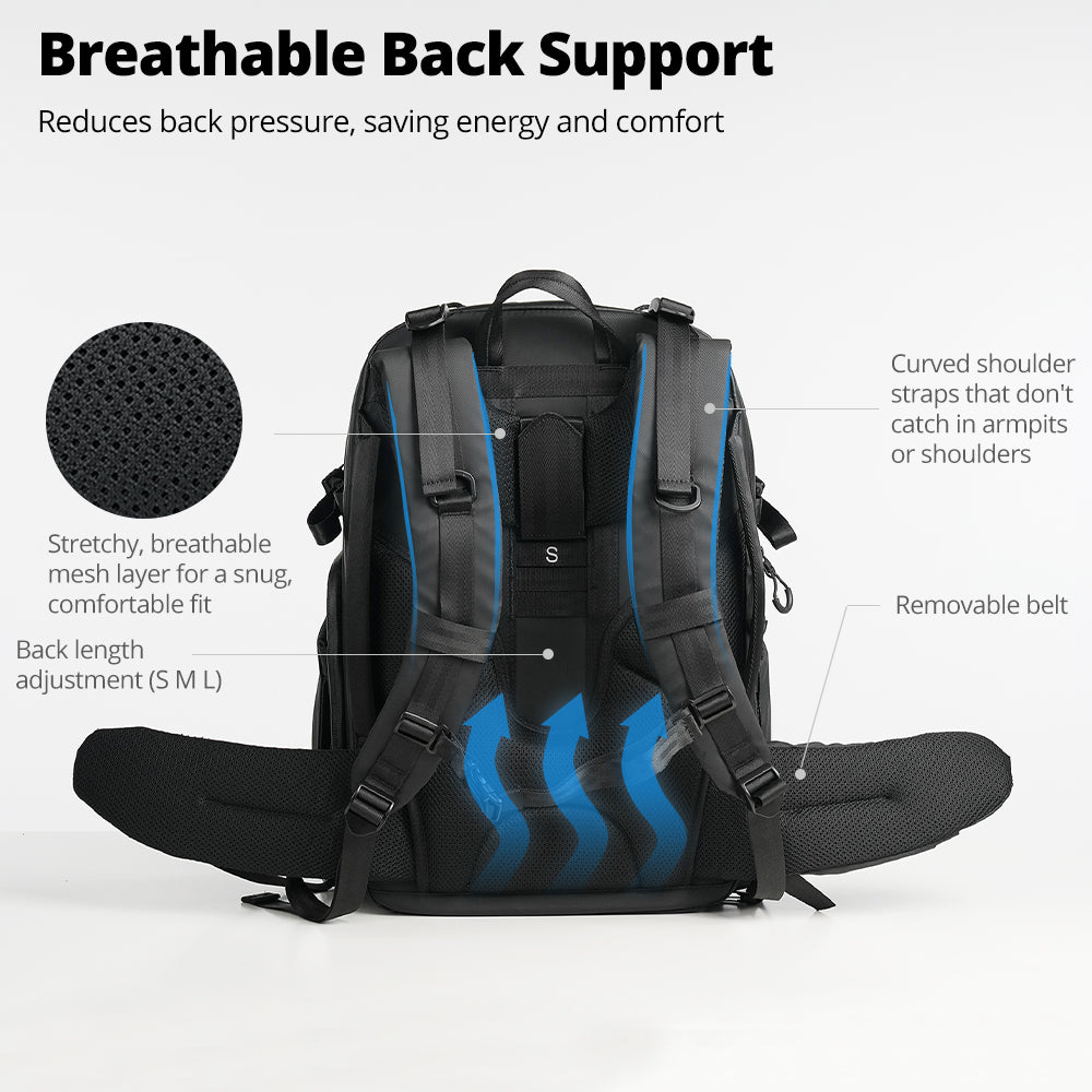 Ambitful OM-28 Large Camera Backpack Bag