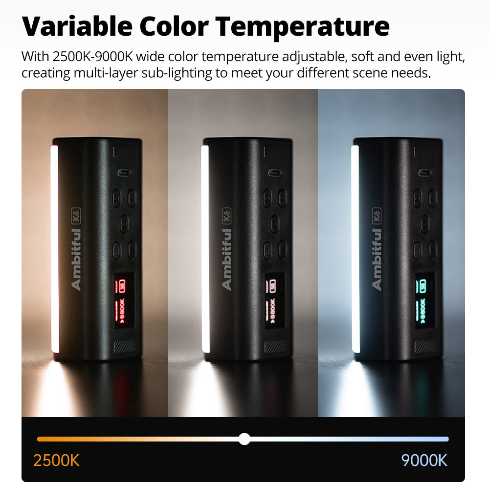 Ambitful K6 Magnetic Handheld Light Wand