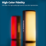 Mbitful K6 Mini tubo de luz RGB, palo de fotografía led de mano, lámpara de relleno de vídeo magnética 2500-9000K para Vlog Youtube
