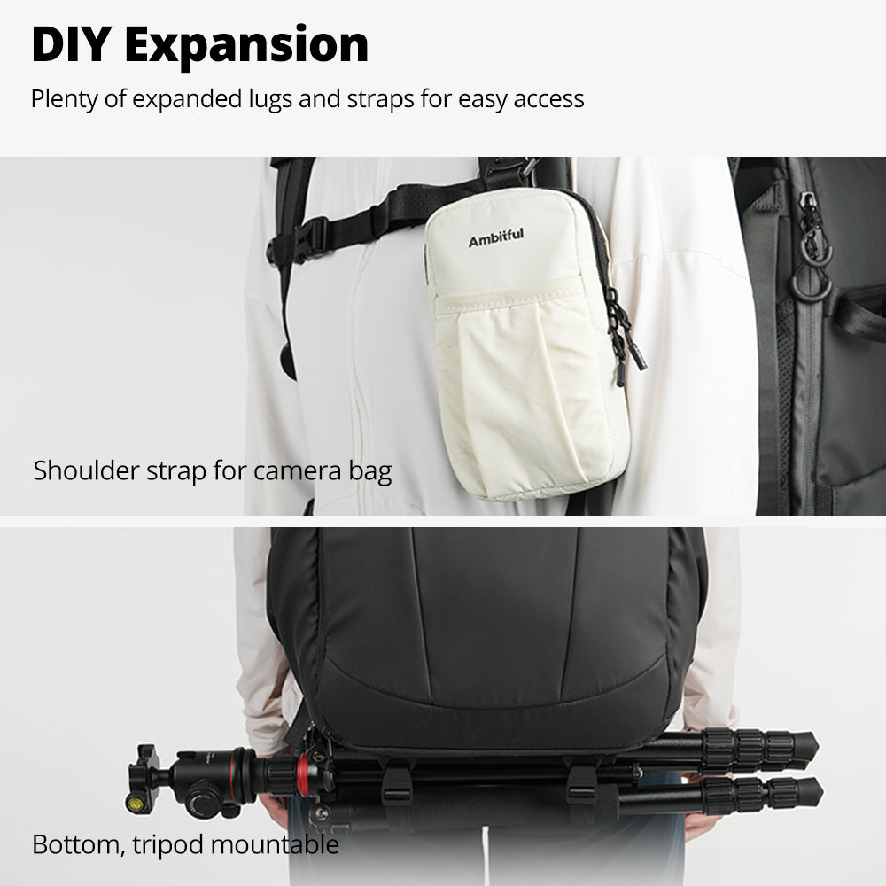 Ambitful OM-28 Large Camera Backpack Bag