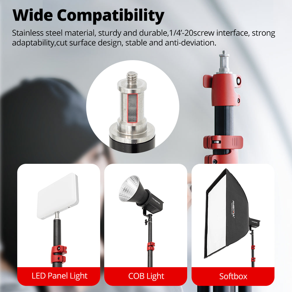 Ambitful GM280R Adjustable Photographic Aluminum Alloy Light Stand