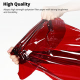 Ambitful 25 * 25 cm Geles de iluminación CTO Luces fotográficas Filtros de gel Hojas de luz de corrección de color transparente para linterna estroboscópica