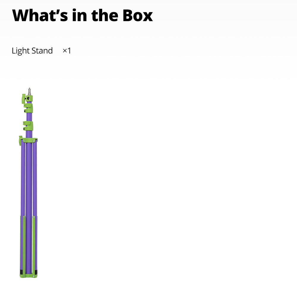 Ambitful GM280P Adjustable Aluminum Alloy Light Stand for Photography