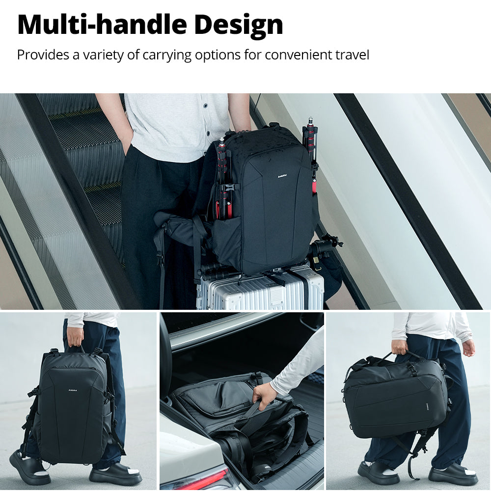 Ambitful OM-28 Large Camera Backpack Bag