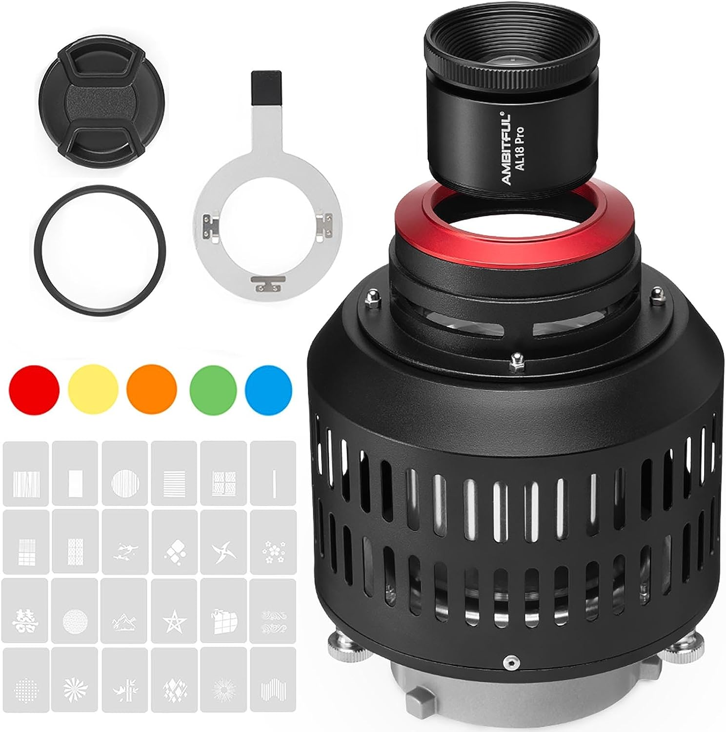 AMBITFUL AL-18PRO AL-18 PRO Optical Focalize Condenser Beam Light Cylinder Optical Focalize Art Photography Light Cylinder