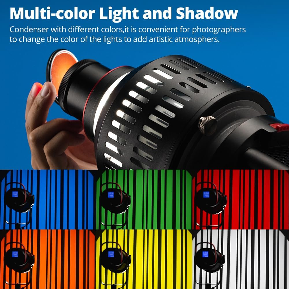 AMBITFUL AL-18PRO AL-18 PRO Optical Focalize Condenser Beam Light Cylinder Optical Focalize Art Photography Light Cylinder