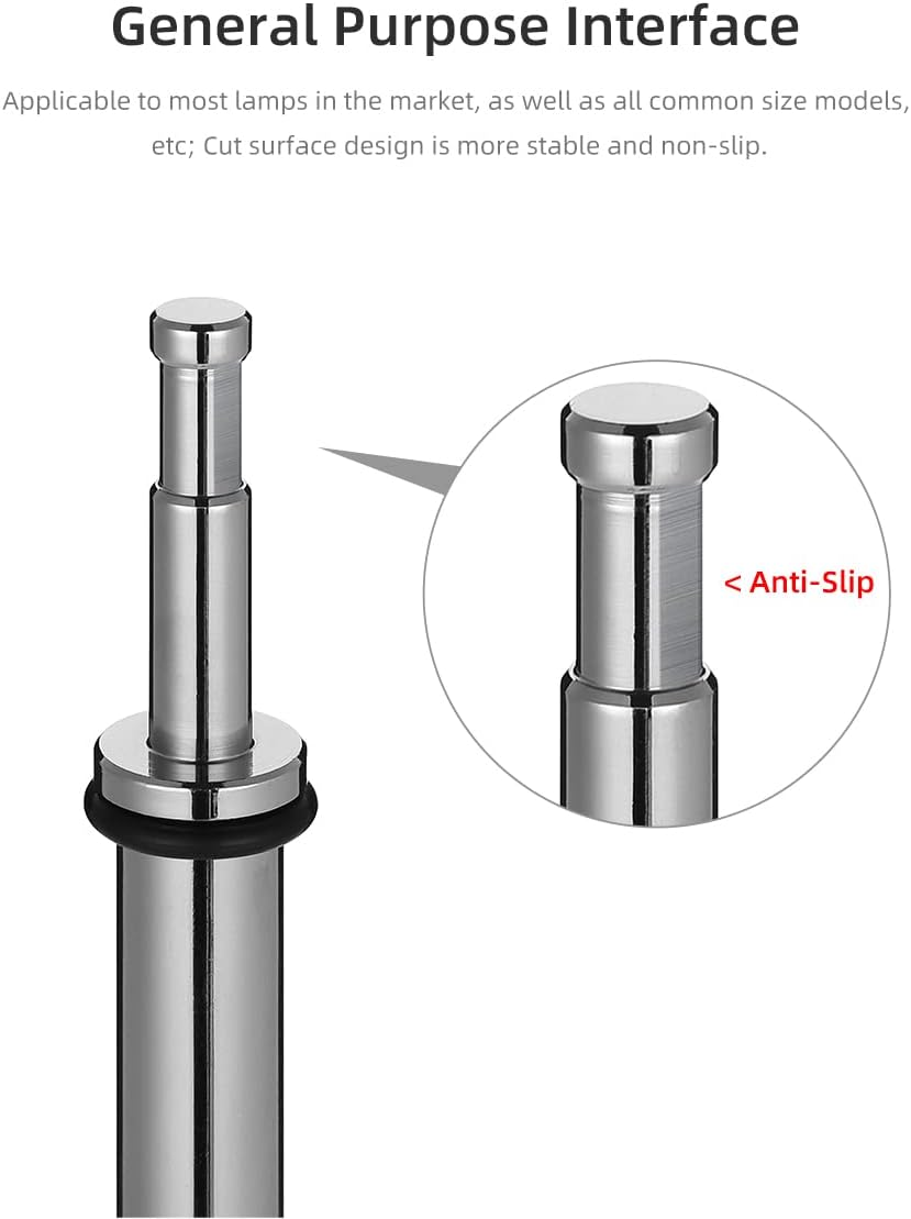 AMBITFUL MF-01 - Braccio trasversale in acciaio inox pesante perstudio fotografico, lunghezza 232 cm, braccio per braccio da 94 cma 232 cm, braccio trasversale per C-Stand