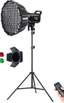 Godox SL60IIBI SL60II-BI LED Video Lights,CRI96+,TLCI97+ White Bowens Mount with P60 Quick Installation Soft Box,Carrying Bag, Light Stand (SL60IIBI KIT1)