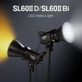 Godox SL60IIBI SL60II-BI LED Video Lights,CRI96+,TLCI97+ White Bowens Mount with P60 Quick Installation Soft Box,Carrying Bag, Light Stand (SL60IIBI KIT1)