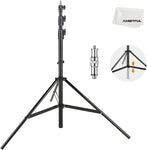 AMBITFUL AL-280 2.8 Meter / 9 ft Heavy Duty Impact Air Cushioned Light Stand,Telescopic Support in The Middle（Working Height 103-280cm, Maximum Load 20KG, 1/4-3/8 Connecting Screw）