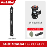 Nuevo Ambitful GC30R 30W RGB fotografía iluminación luz de aire 2000K-10000K luz inflable Flexible LED portátil