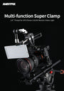 AMBITFUL Magic Articulated Arm Crab Claw Clamp Tongs Pliers Clip Bracket for Studio Flash Light LED Light Tripod Monopod