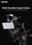 AMBITFUL Magic Articulated Arm Crab Claw Clamp Tongs Pliers Clip Bracket for Studio Flash Light LED Light Tripod Monopod