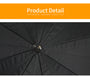 AMBITFUL 34" 86cm Black Silver Reflector Reflective Umbrella Stainless Steel Metal Bracket with Carry Bag for Photography Studio