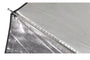AMBITFUL 34" 86cm Black Silver Reflector Reflective Umbrella Stainless Steel Metal Bracket with Carry Bag for Photography Studio