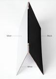AMBITFUL 2pcs 21cm * 29.5cm Reflector Black Silver White Background Paper Portable Thick Folding Board for Studio Shooting Props