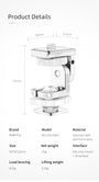 AMBITFUL protable 360 Paranomic Hot Shoe ballhead Monitor Base Mount Bracket Holder Universal for DSLR Cameras LED Video Lights