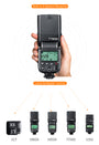Godox TT600 2.4G Wireless Camera Flash Speedlite + X1T-C/N/F Transmitter Wireless Flash Trigger for Canon Nikon Fujifilm Olympus