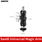 AMBITFUL Adjustable Universal Magic Arm with Small Ballhead for Camera Monitor / LED Light Support with 1/4 Screw